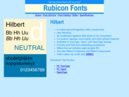 Hilbert Font PS screenshot